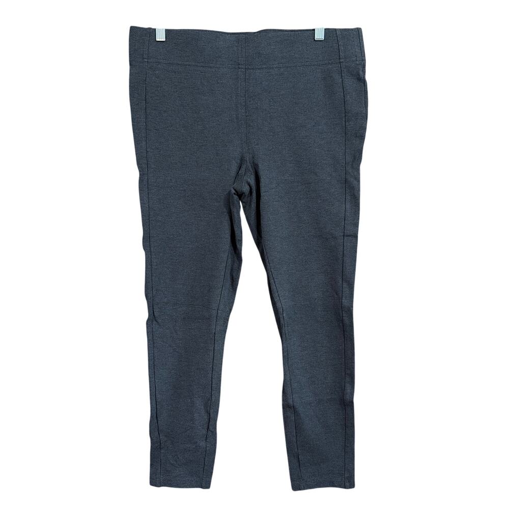 LOFT Womens Pants Gray Pull On Mid Rise Leggings Casual Wear Stretch Large